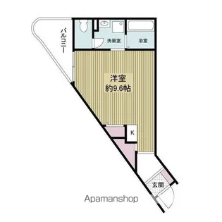 エントレ流町【3階】の間取り