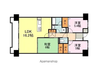 広島県福山市引野町5丁目【マンション】の間取り