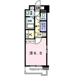 ウィザード空港通り【2階】の間取り