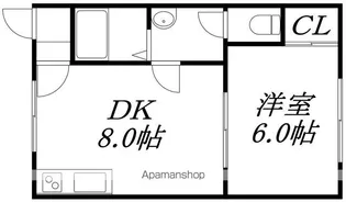コンフレール富岡【2階】の間取り
