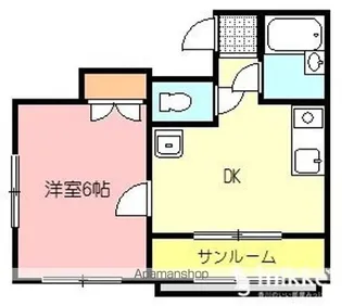 平山マンション【101号室】の間取り
