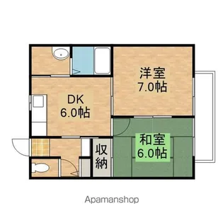 ブランミュール【2階】の間取り