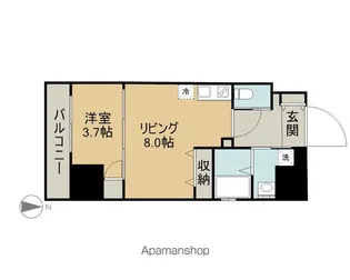 サンシャイン大須【5階】の間取り
