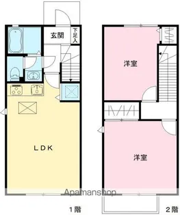 クアトロ千歳台【204号室号室】の間取り