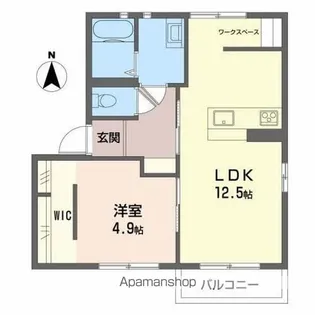 タウン・プレミール【D101号室】の間取り