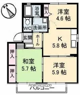 リベラ太田A・B棟【1階】の間取り
