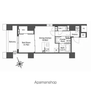 コンフォリア西荻窪【9階】の間取り