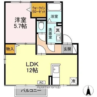 アーク・リヴェールA【2階】の間取り