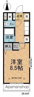 サンヒルズ高宮【302号室】の間取り