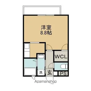 SUN SHINE葉月館【4階】の間取り
