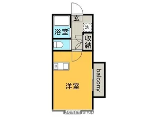 ロゼーヌ城西【4階】の間取り