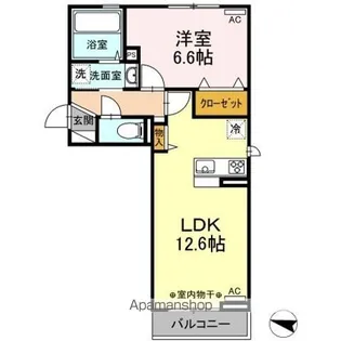 ルノン【2階】の間取り