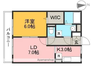 ビレッジ北久保 C棟【1階】の間取り