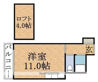 第7AMS円山【403号室】の間取り