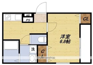 フジパレス井高野駅東【2階】の間取り