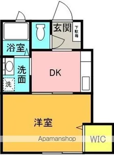 シャーメゾン先須賀【102号室】の間取り