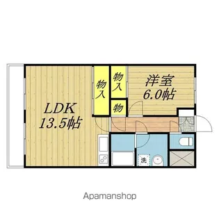 カクヘイマンションⅠ【206号室】の間取り