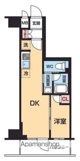 ハーモニーレジデンス大塚山手インサイド【5階】の間取り