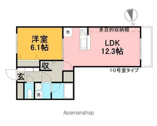 ホポロ大形本町【2階】の間取り
