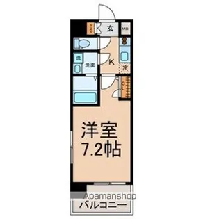 UURコート名古屋名駅【14階】の間取り