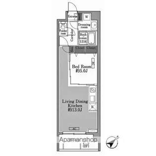 メゾン・ド・コリーヌ市ヶ谷【3階】の間取り