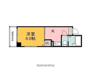 コーポ宝町【5階】の間取り
