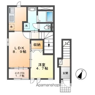 FAMILIE B (ファミリエB)【2階】の間取り