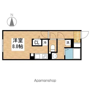 WELL COURT CHIYODA【1階】の間取り