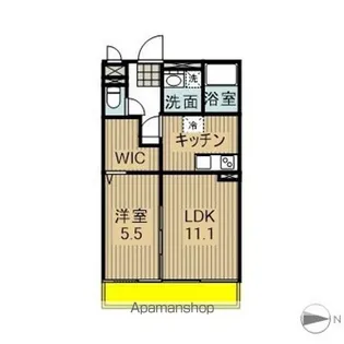 ベル ブローテ【1階】の間取り