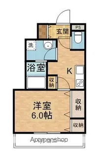 アーバン上大川前【2階】の間取り