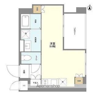 グランカーサ錦糸町Ⅱ【5階】の間取り
