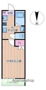 CAT COURT KOGANE【2階】の間取り