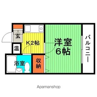 シティハイツ5番館【301号室】の間取り