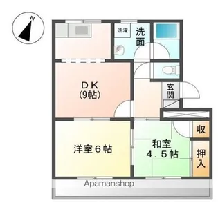 サンパーク【2階】の間取り