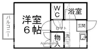 ドウェリング斎藤11【202号室】の間取り