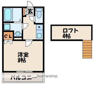 マ・レーヌ【2階】の間取り