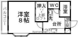 ティエラユースB棟【108号室】の間取り