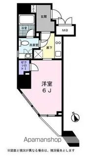 レジディア高輪桂坂【11階】の間取り