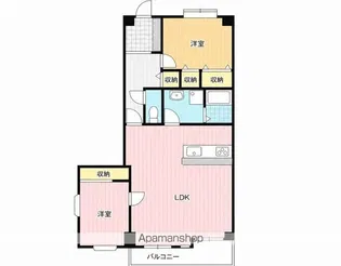 リヴェールフレア田無【4階】の間取り