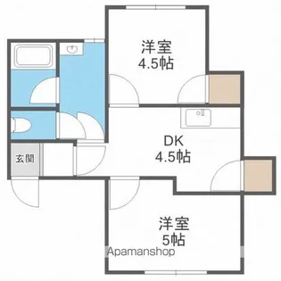 アイホーム一番館【202号室】の間取り