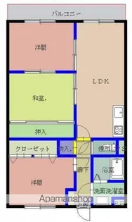 フローラル南部【2階】の間取り