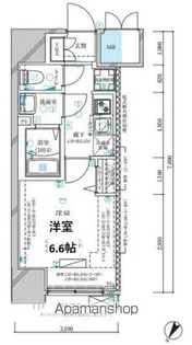 ディアレイシャス名古屋中村公園2【9階】の間取り