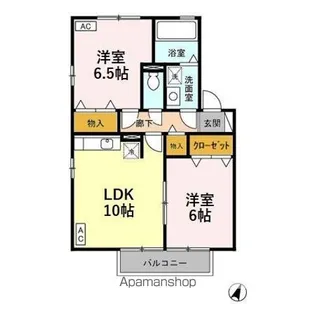 クレマチス【2階】の間取り