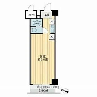 新宿セントビラ永谷【10階】の間取り