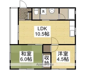 シャリテホサキ【2階】の間取り