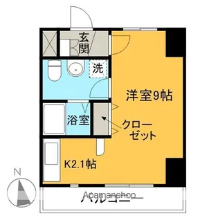 グリシーヌ響【8階】の間取り