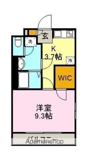 橘ガーデン【201号室】の間取り