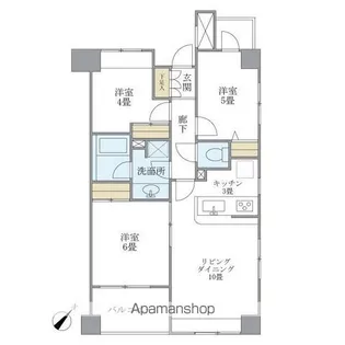エーデルブルク【3階】の間取り