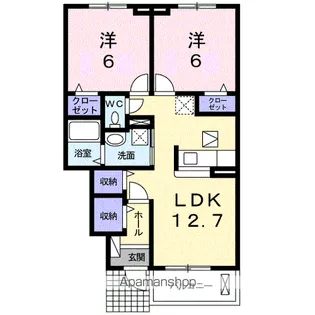 NMON・ⅡJ【1階】の間取り