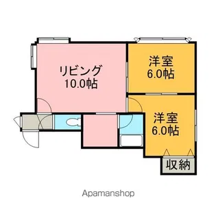 カパルアヴィラス【101号室】の間取り